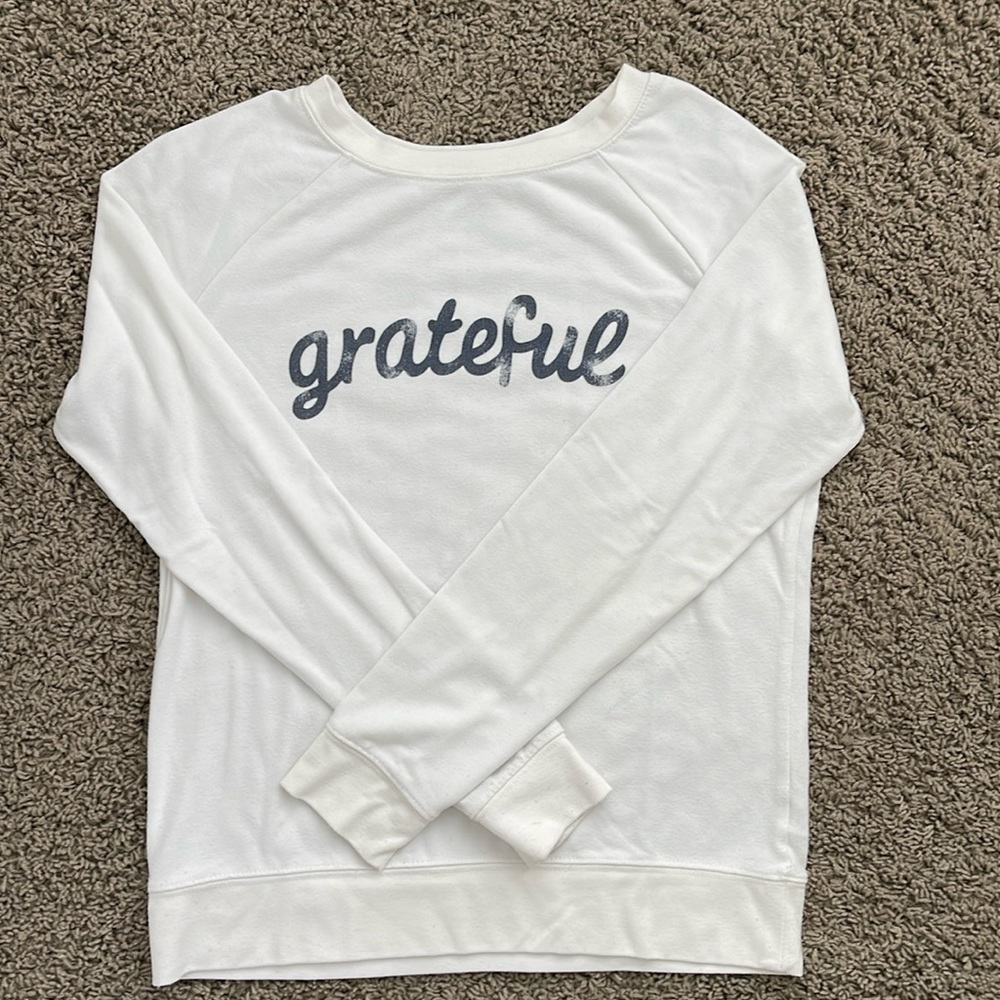 Grayson/Threads Lightweight Grateful Sweatshirt Women’s S